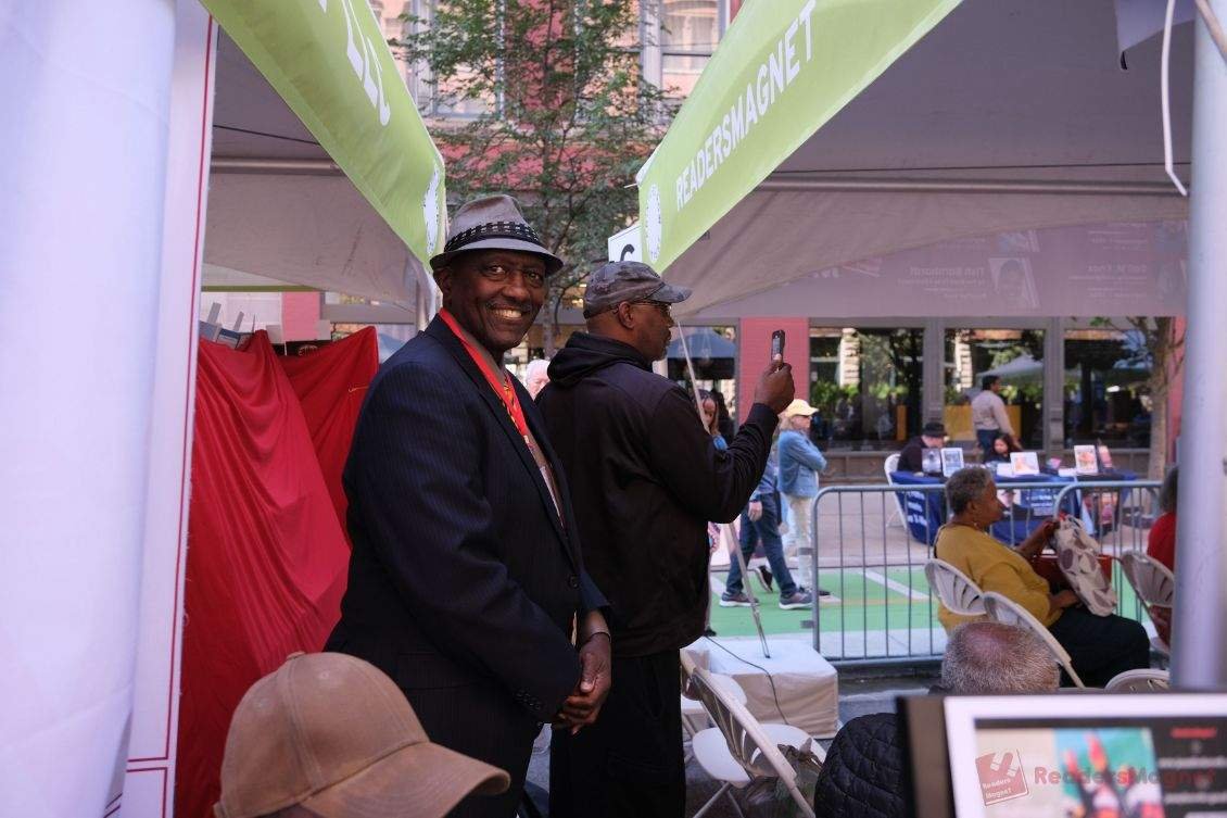 Philip K. Clark event crowd