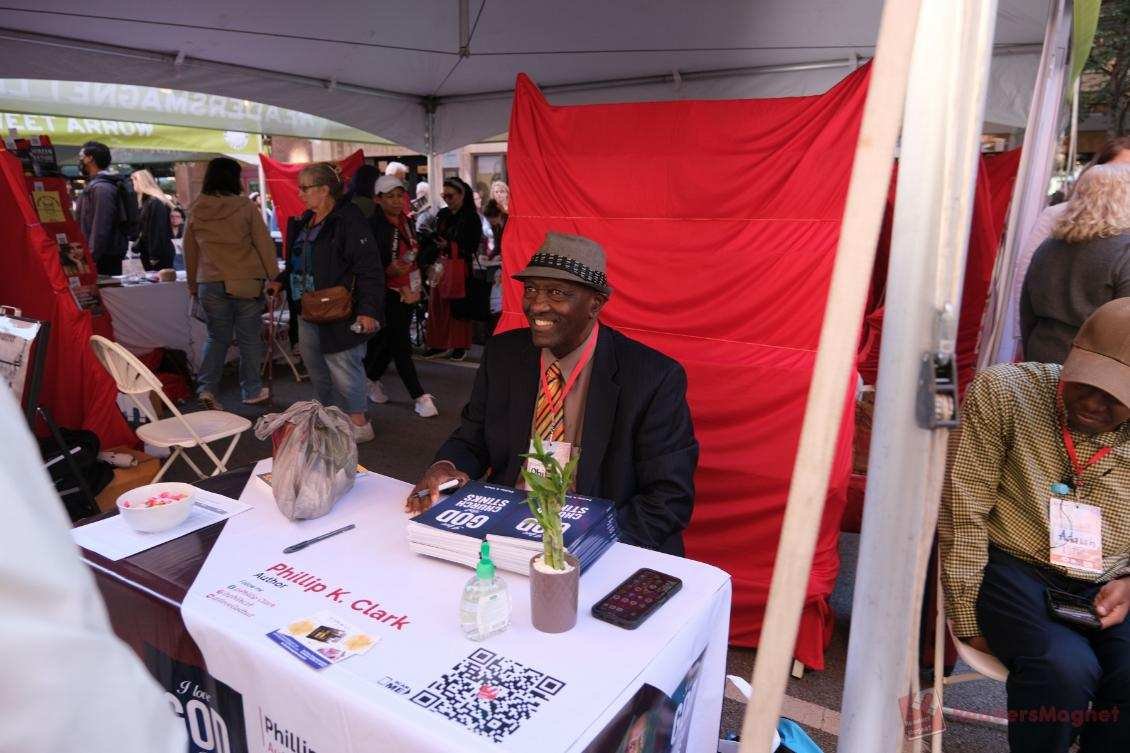 Philip K. Clark at outreach event